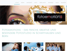 Tablet Screenshot of fotoemotions.com